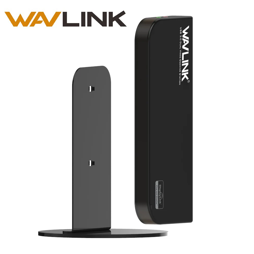 

Wavlink Universal Dual Video Display USB 3.0 Docking Station Vertical Aluminum HDMI VGA and DVI Display Mode Gigabit Ethernet