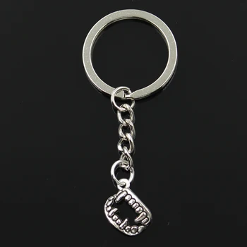 

Fashion 30mm Key Ring Metal Key Chain Keychain Jewelry Antique Silver Color Plated Vampire Dracula Fang Teeth 17x12mm Pendant