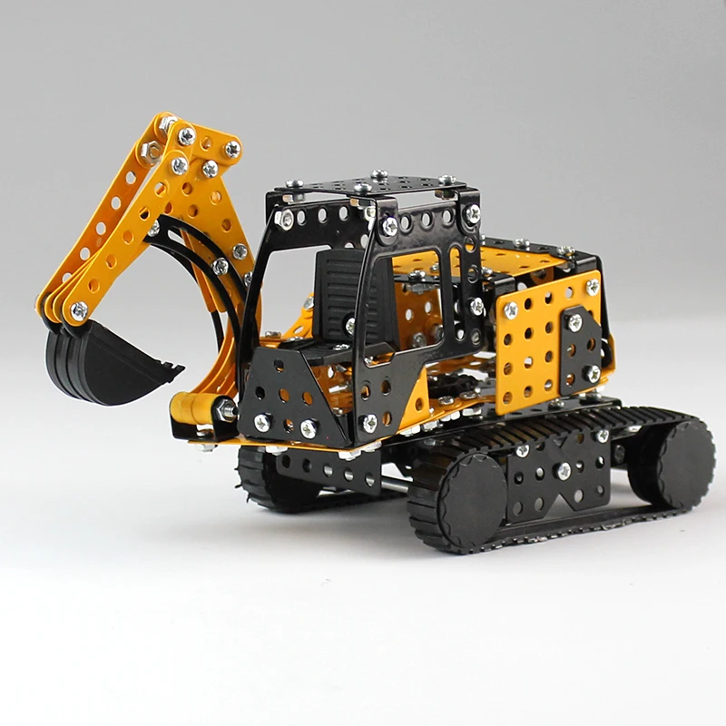 

Compatible City Engineering Technic Building Blocks Excavator Toy Alloy Truck Model Educational Bricks Toys for Boy