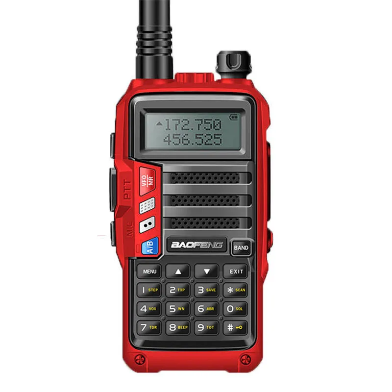 2 шт BaoFeng UV-S9 мощная рация радиоприемник CB 8 W 10 км Long Range переносной радиоприемник для охоты лес и город