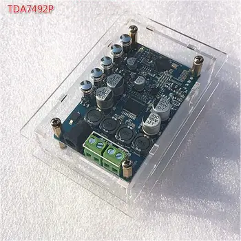 

TDA7492P audio receiver amplifier Bluetooth CSR4.0 digital power amplifier board with acrylic shell case 2*25w Dual channel