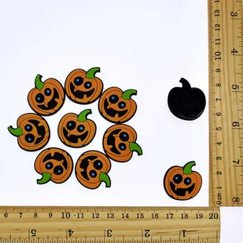 

Kids Gift DIY Soft PVC Ornament All Sain Halloween Pumpkin Ghost Bat Spider Charms For Handmade Crafts Charms