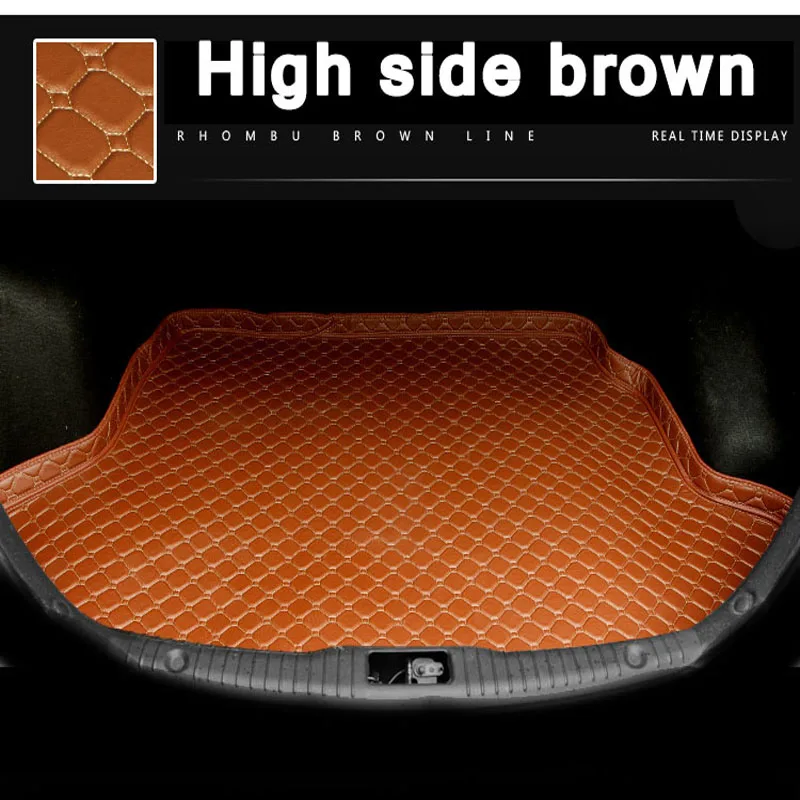 

CARFUNNY Customized fit car trunk mats for Nissan Tiida Teana Cedric Bluebird Sylphy Fuga Quest Geniss carpet floor liner