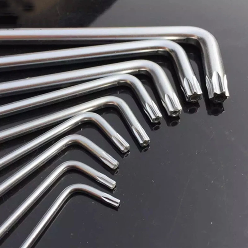 9 шт./компл. двухсторонний шестигранный ключ рандомный Pozidriv Torx