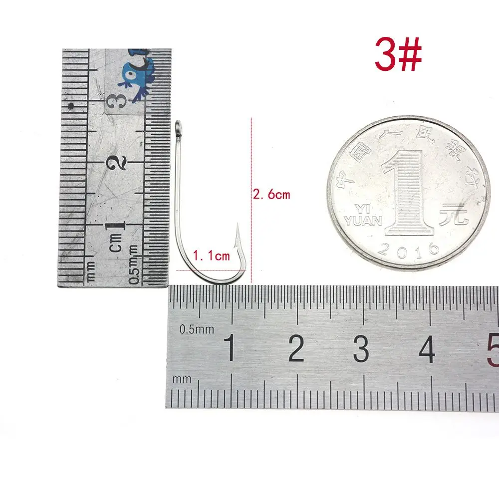 Rompin 50 шт./лот с длинным хвостовиком, колючие рыболовные крючки, серия О 'Шонесси, джиг крючок, джиг, Большой Крючок для рыбы, 9255-6#-7/0# джиг крючок, сталь - Цвет: size 3