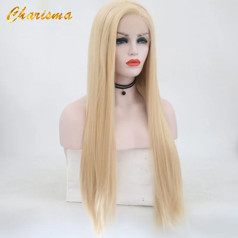 Charisma синтетические парики на кружеве парик светлого оттенка длинные прямые волосы с естественным волосом парик на фронте шнурка женский