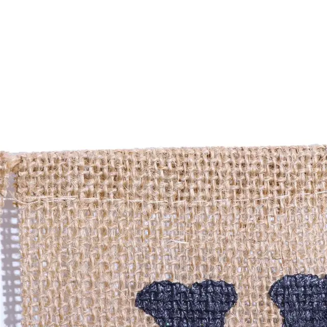 2 Meters LOVE Sign Rustic Jute Burlap Banners Wedding Garland Decoration Photo Booth Props for Wedding Engagement Party Favors