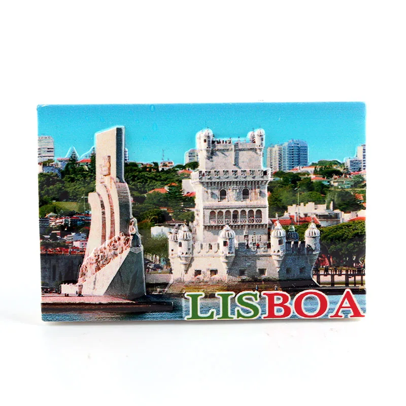 fridge magnet lisboa portugal building design -in Statues & Sculptures ...