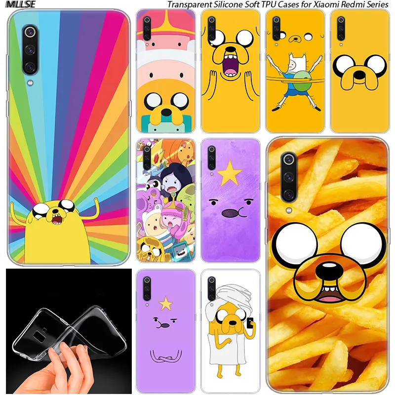 

Anime Adventure Time Soft Silicone Case for Xiaomi Pocophone F1 Mi 5X A1 6X A2 8 SE Lite Play Mix3 9 9SE 9T Pro CC9 Cover