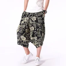 Новинка, летние мужские шорты, Ретро стиль, с принтом, повседневные, модные, для бега, длина до колен, свободные, уличная одежда, мужские шорты в стиле хип-хоп, большой размер 5XL