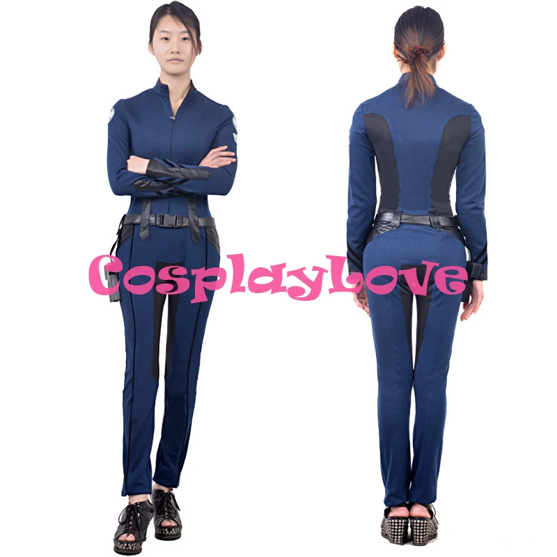 

New Custom Made High Quality America Movie S.H.I.E.L.D. Deputy Director Maria Hill Cosplay Costume For Halloween Christmas