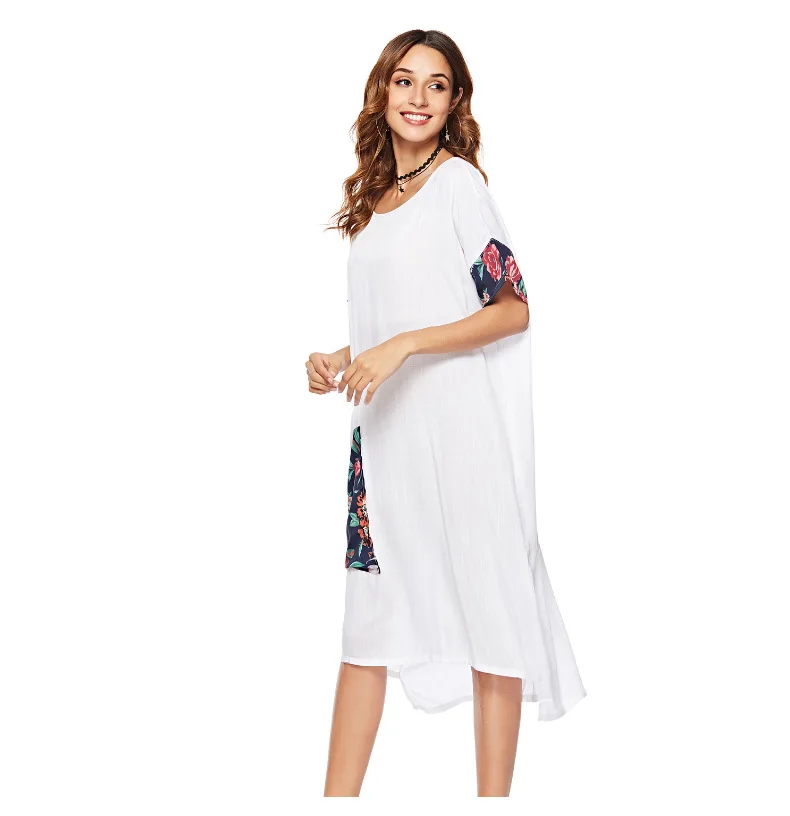 

Spring Style 2009 Bohemian Street Trendy Women's Dresses with Irregular Round Neckles
