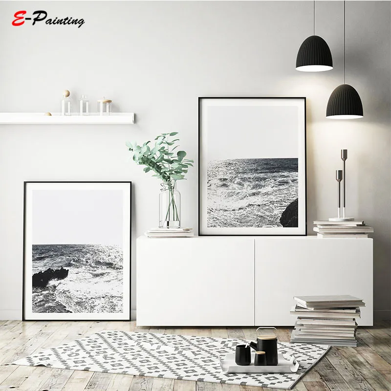 Aliexpress.com : Buy Modern Canvas Wall Art Ocean Waves Ocean Water