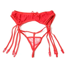 1 предмет; Новинка; женская пикантная, прозрачная бедра кружевные подвязки для нижнего белья лук ремень для чулок Леди Эротическое нижнее белье колготки