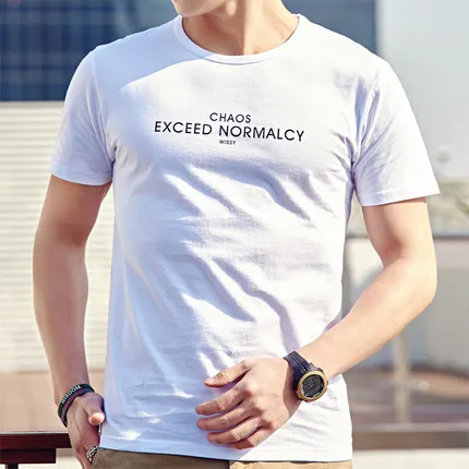 New Spring Fashion Brand font b Men s b font Tops Tees Hot 2017 Summer Cotton