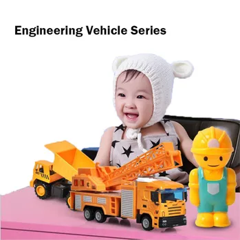 

Plastic Alloy Children Car Toys for Military Vehicle Sanitation Vehicle of Simulated Fire Engineer