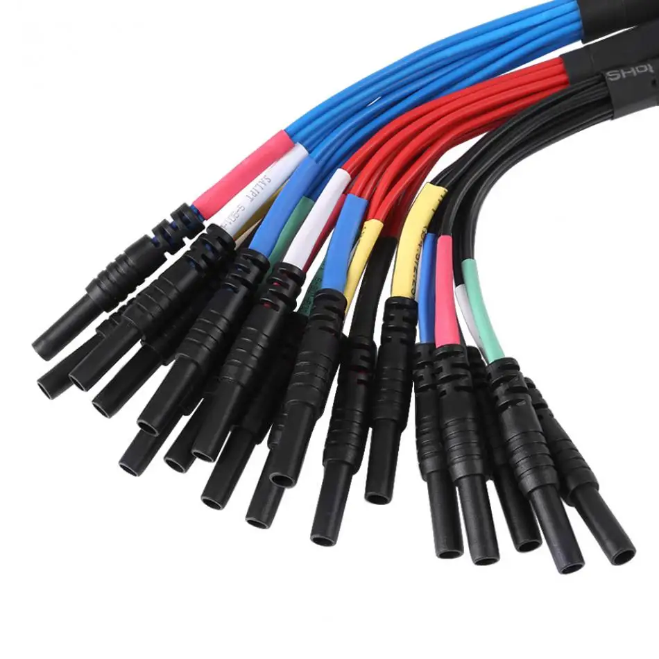 

Hantek 6 Channel Universal Breakout Leads/Car Multifunctional Lead HT306 for Auto Diagnostic Oscilliscope 2.8mm black