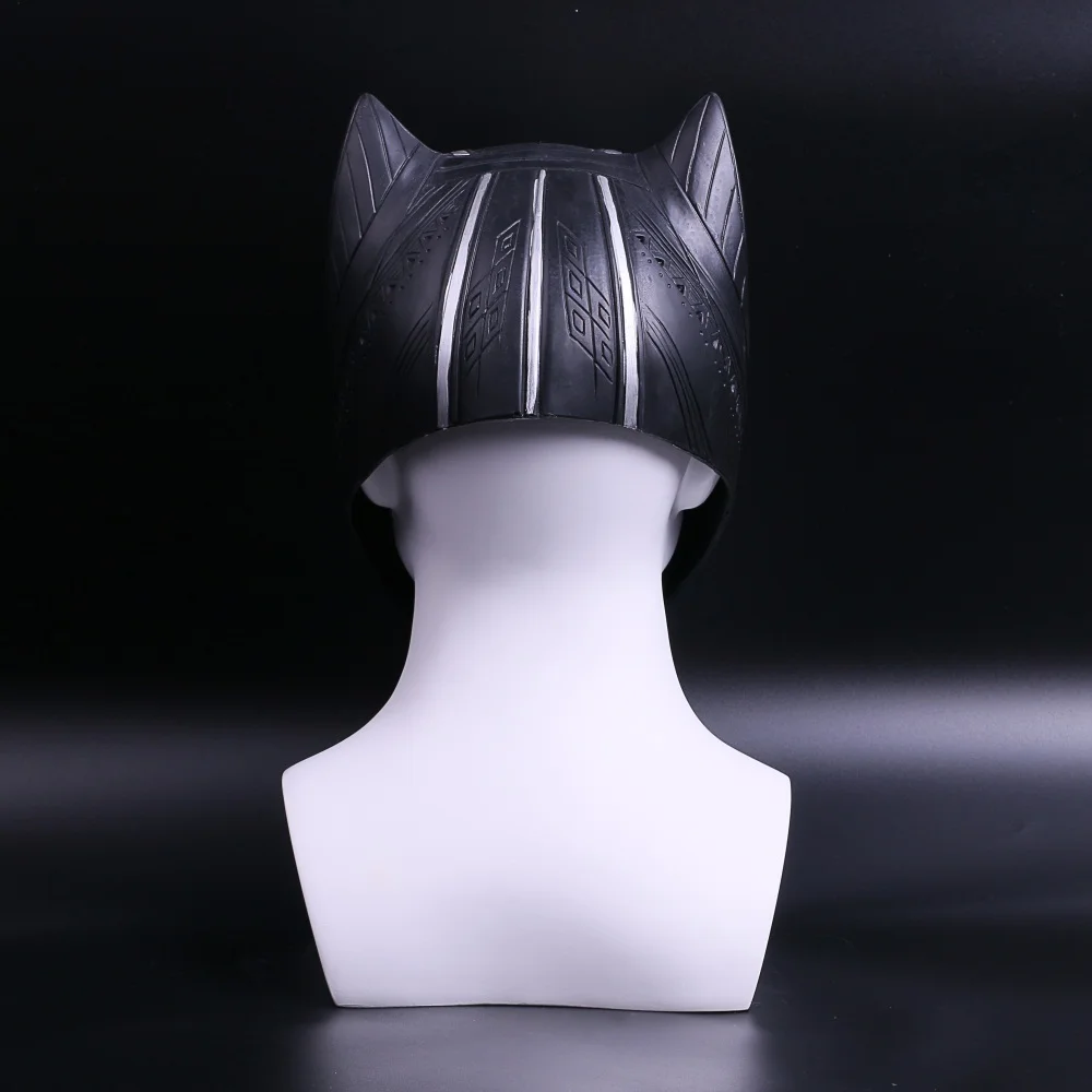 2017 New Captain America Helmet With light Black Panther Helmet Civil War Cosplay Mask Halloween Party Prop (8)
