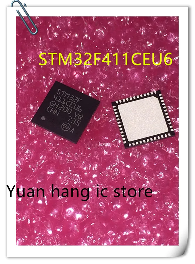 

5PCS/LOT NEW STM32F411CEU6 STM32F 411CEU6 STM32F411 QFN IC