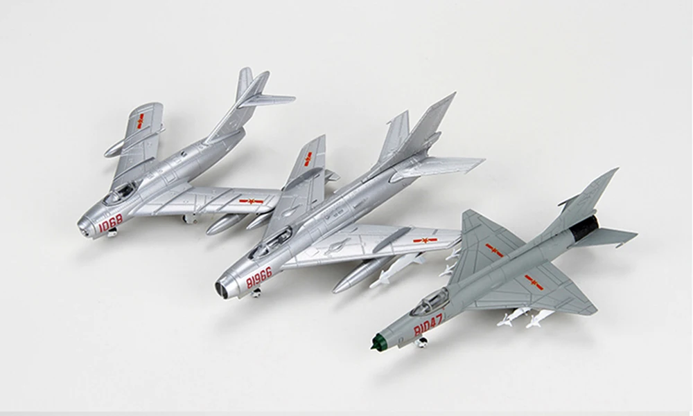 Детские игрушки 1/72 Литой Сплав J-5/J-6/J-7 сверхзвуковой самолет реактивный истребитель модель игрушки коллекционный подарок для детей