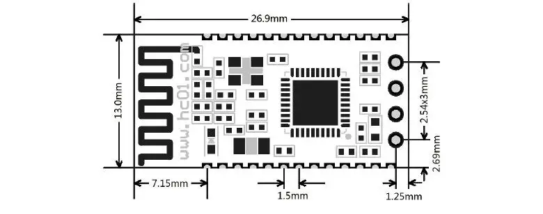 HC-05 HC-06 HC-08 JDY-31 Bluetooth модуль мастер-slave интегрированный модуль системы беспроводной связи Bluetooth HC 05 06 08 JDY-30 для Arduino