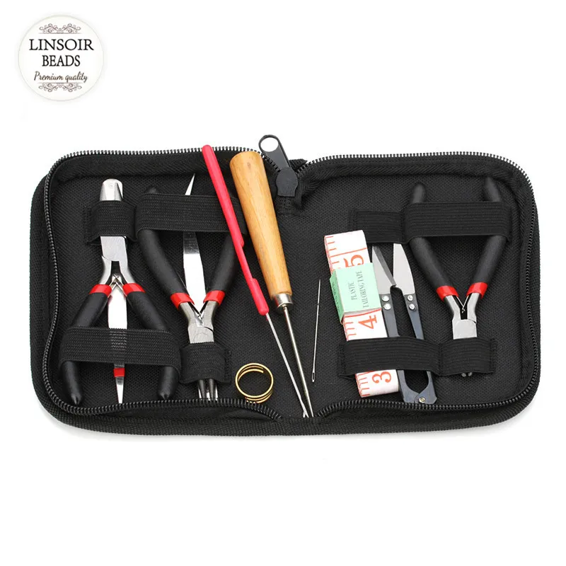 11pcs/set Jewelry Tools set with Plies and Scissor Beading tools Kit