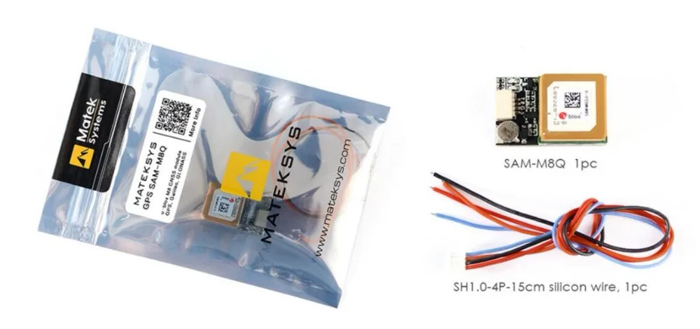 

Matek Systems GPS Module Support GLONASS Galileo QZSS SBAS for RC Multirotor FPV Racing Drone