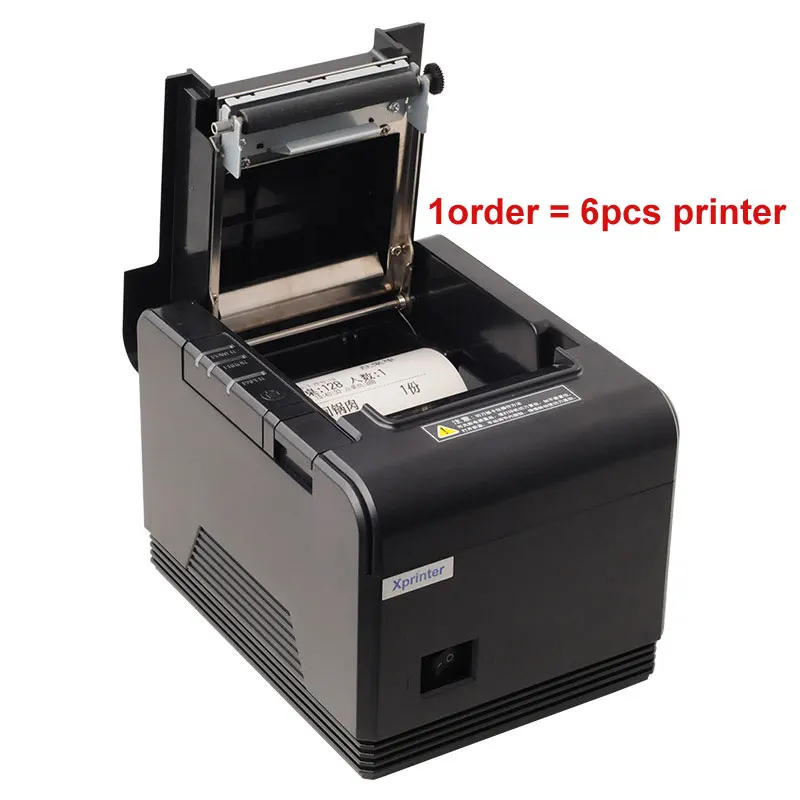 

6pcs printer 80mm High quality autocutter Pos printer Thermal receipt printer Kitchen Printers with USB/Parallel/Serial/LAN