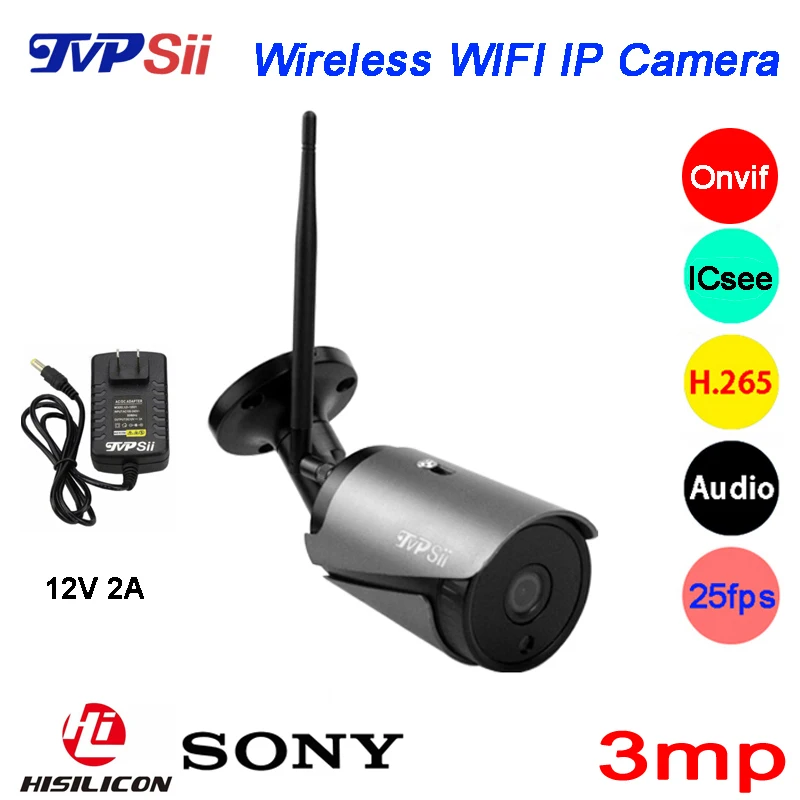 3MP Sony323 черный 36 шт. Инфракрасные светодиоды H.265 + ICsee 25fps 128 ГБ аудио камера Открытый точка доступа wifi Беспроводная IP камера безопасности