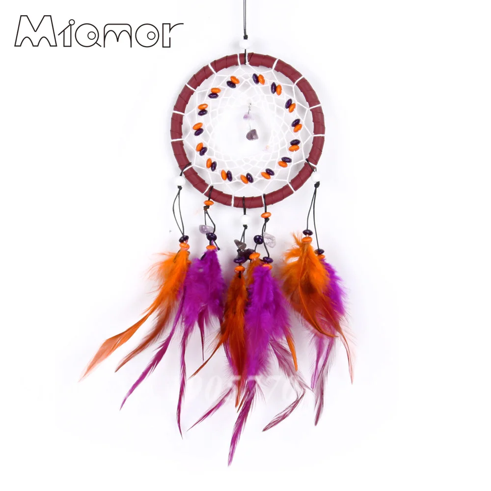 

MIAMOR Dreamcatcher Gift Dream Catcher Net With Feathers Wall Hanging Decoration Ornament Amor073