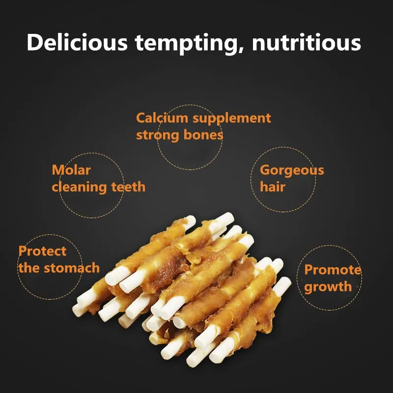 Cena Karma dla psów kurczak wokół kości wapnia przekąski dla psów karma dla zwierząt domowych odżywianie zdrowe pyszne zęby trzonowe zęby dla psów przekąski dla zwierząt domowych