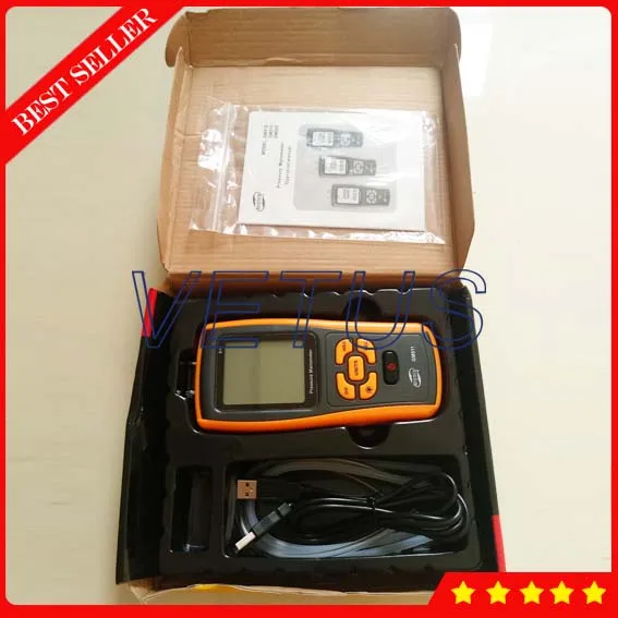 

GM511 Dual mode Digital Manometer with Air Pressure Meter Tester USB communication Temperature Compensation Function