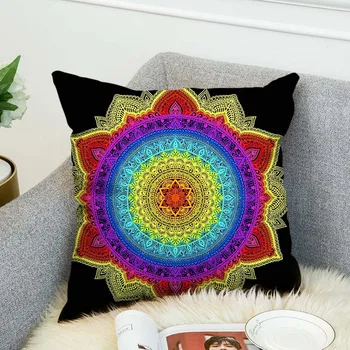 

Mandala Double-side 3D digital print pattern Pillowcase Decorative Body Pillow Case Plain Design Qualified Bedclothes PC509