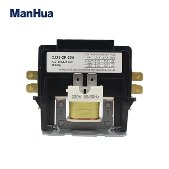 

Manhua Double P 240V CJX9 Contactor For Air Condition Ac Contactor Elevator Magnetic Contactor