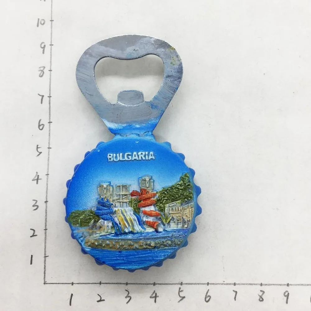 BABELEMI Смола 3D Болгария Туризм Сувенир Открывалка для бутылок вина магниты на