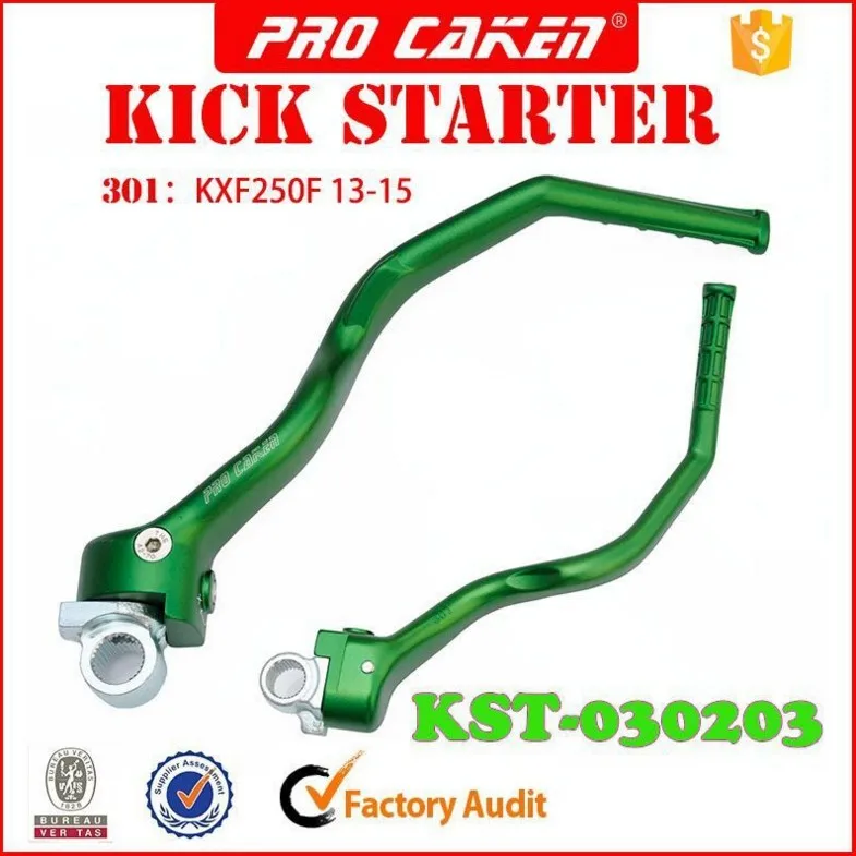 kick arm starter kickstarter for motocross kawasaki kx250f dirt bike offroad motocycle