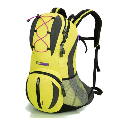 WEST BIKING 22L рюкзак для велосипеда, велосипедная сумка для путешествий, бега, спорта, велоспорта, рюкзак+ 2L сумка для воды, дорожная горная сумка - Цвет: Yellow Only bag