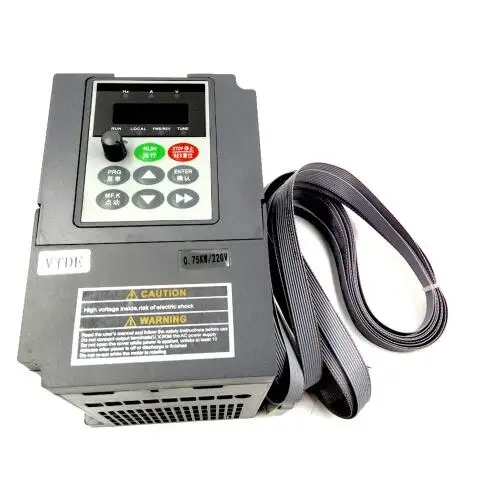 

NEW Tool Speed controller Frequency Inverter Drive 0.75KW Output 3Phase 220V 400Hz 4A Universal Inverter VC V/F Control VFD New