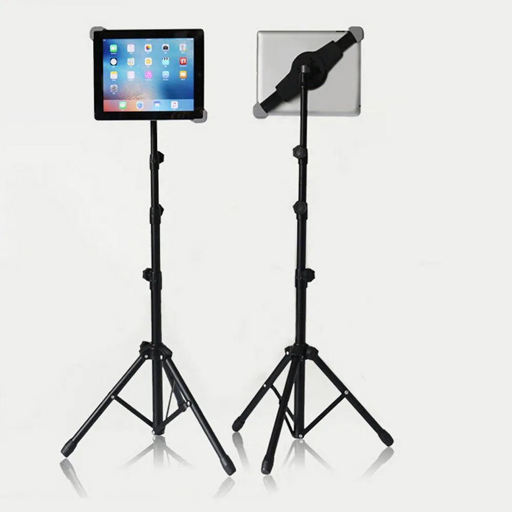 

1pc Universal Adjustable Tablet Tripod Floor Stand Tablet Holder Mount Tablet Support Bracket for 7-12 inch Tablets Pad For Ipad