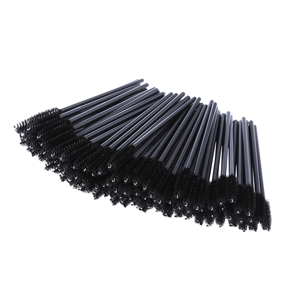 

100Pcs Disposable Eyelash Brush Mascara Wands Applicator Spoolers Makeup Beauty Tools