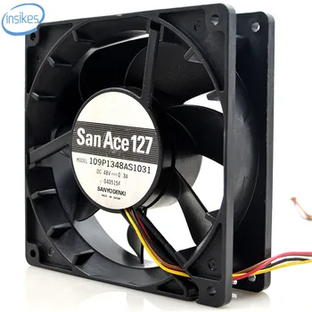 

109P1348AS1031 4 Wires Equipment Cooling Fan DC 48V 0.3A 12038 120*120*38mm 12CM