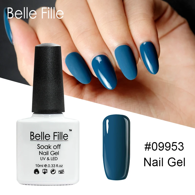 Гель лак для ногтей Belle Fille оранжевый цвет УФ гель UV Vernis Полупостоянный лак|Гель