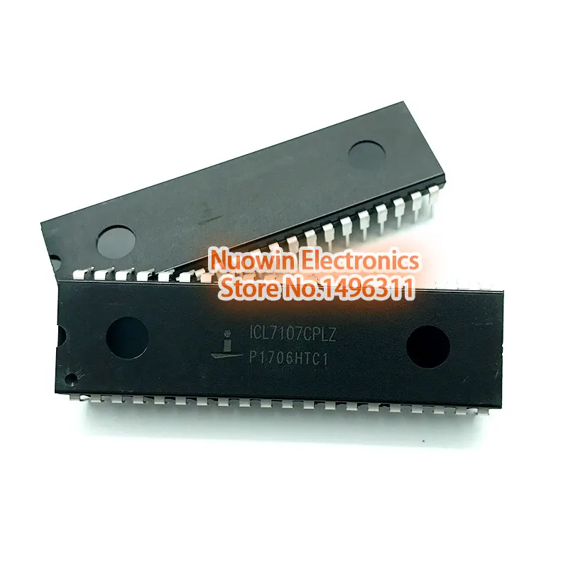 5pcs 1/2 Digit, LCD/LED Display, A/D Converters ICL7107CPL ICL7107