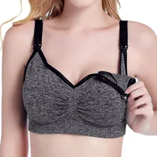 ROPALIA Bralette для кормящих мам, однотонная задняя часть, Удобная майка для беременных для грудного вскармливания, Майки 5 цветов