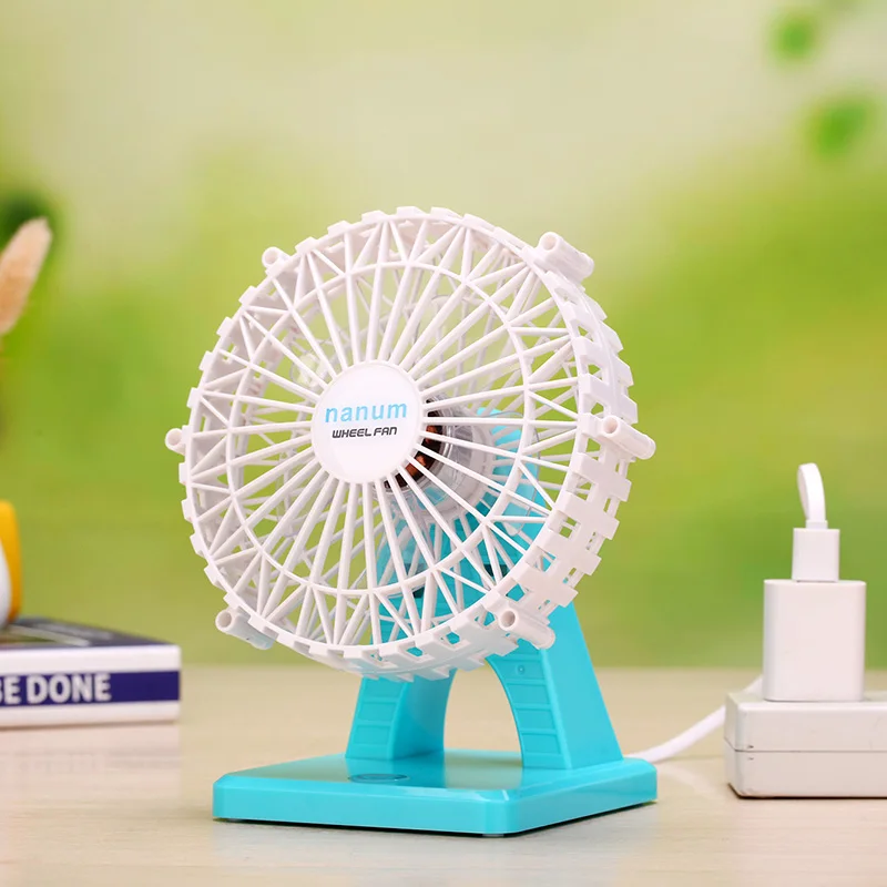 

Mini Mosquito Fan Convenient USB Plastic Desk Small Cooling Fan Third Gear Mini Air Conditioner for Outdoor and Office or Home