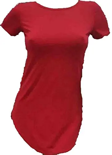 Abetteric Womens Sexy Round Neck Solid Short Sleeve Clubwear Dress In 