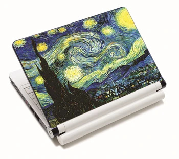 

Laptop Skin Decal Sticker Cover PVC Prints Notebook PC Reusable Protector Waterproof For 12"-15.6" HP Dell Macbook Starry Night