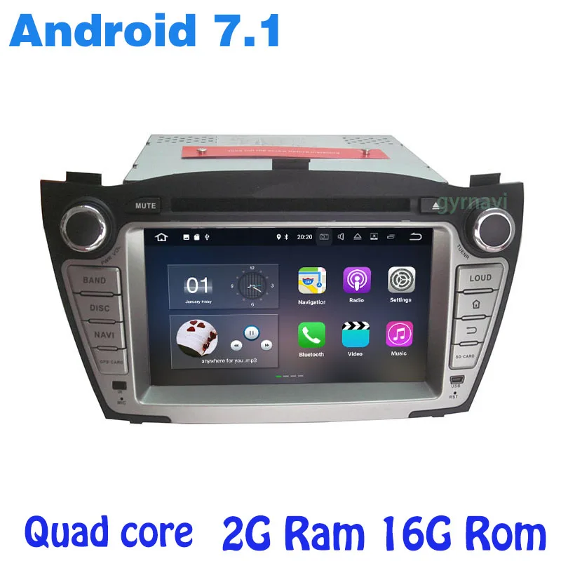 Android 7 1 Quad core font b Car b font dvd gps for Hyundai Tucson ix35