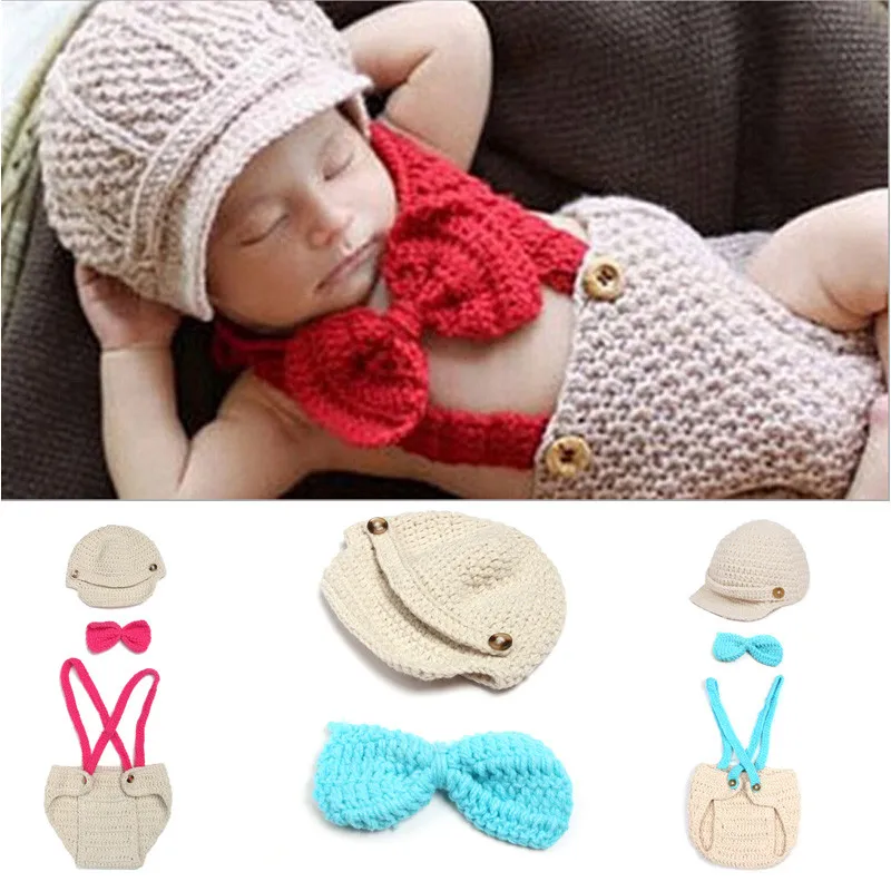 newborn boy knit outfit