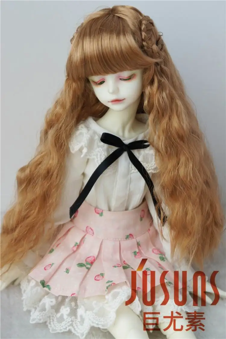 JD098 1/4 MSD BJD химическое мохер кукла парики довольно Sobazu парик 7-8 дюймов кукла аксессуары - Цвет: Golden Blond SM27